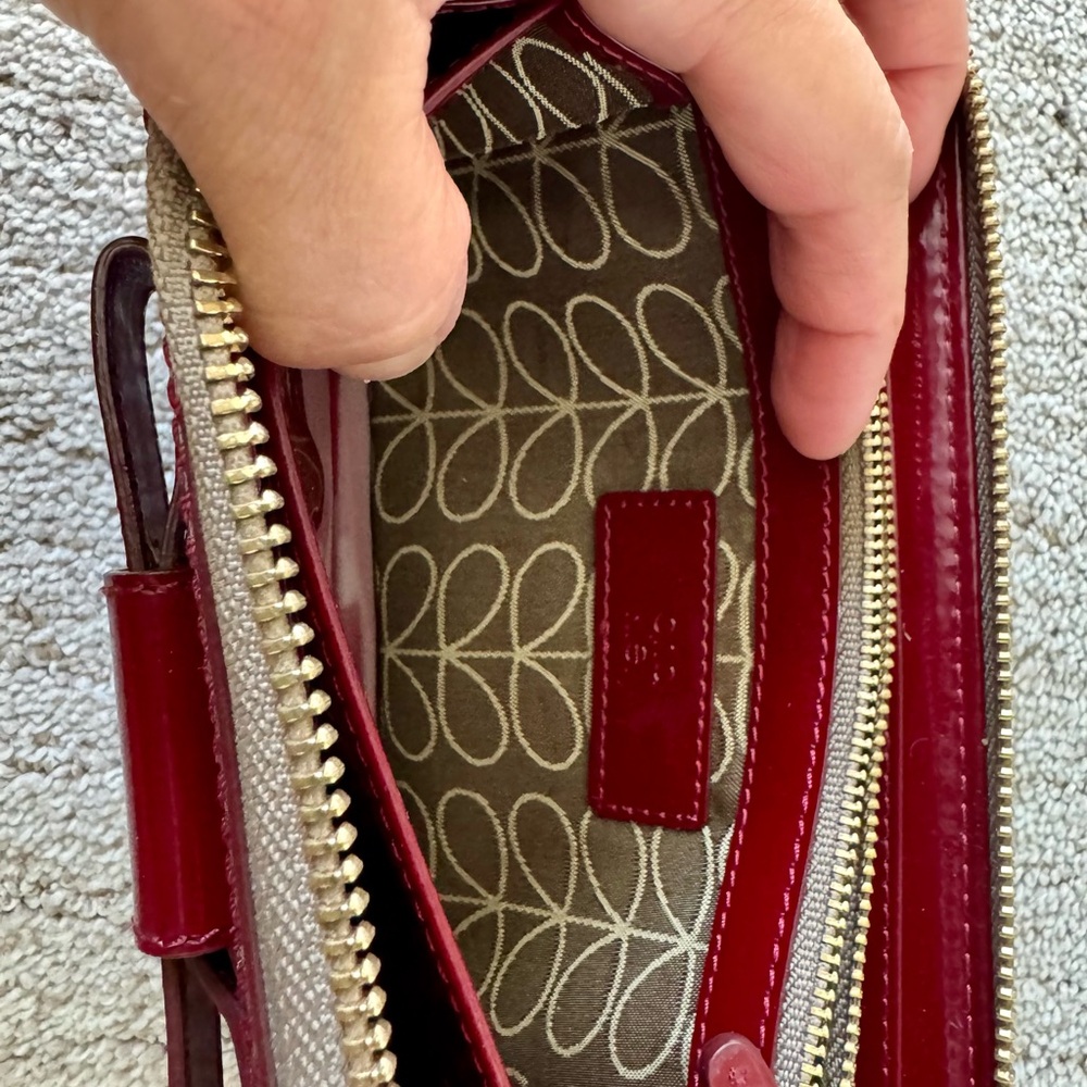 Orla Kiley Red Leather  Wallet - Picture 4 of 9